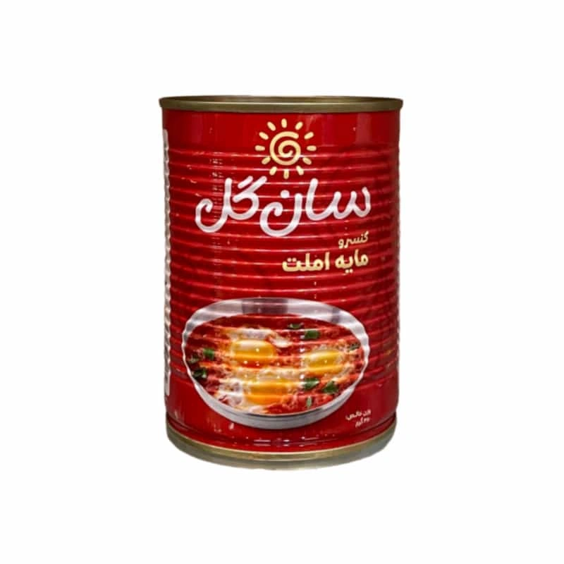 کنسرو مایه املت 380گ سان گل