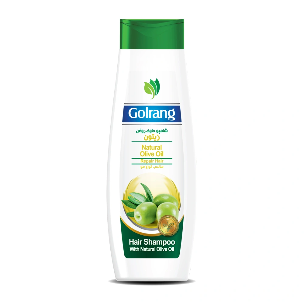 شامپو انواع مو حاوی روغن زیتون گلرنگ
