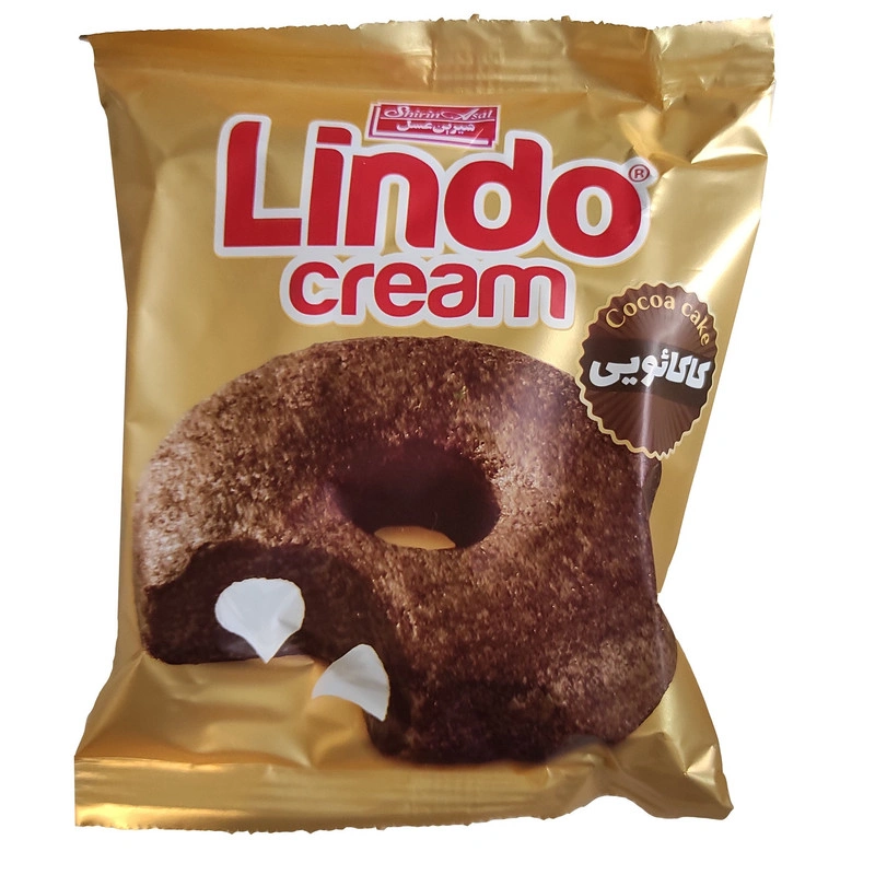 دونات کیک کاکائویی لیندو کرم