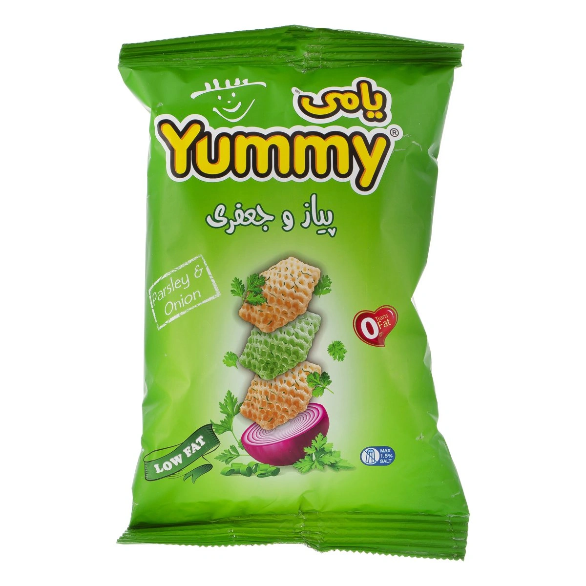 اسنک پیاز جعفری 40گ یامی