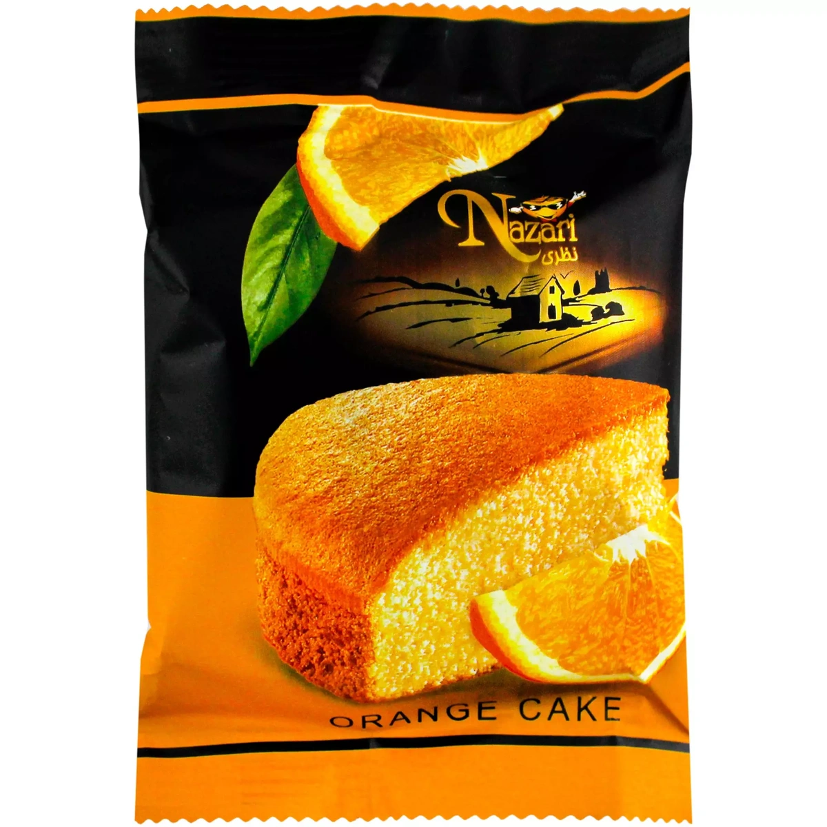 کیک پرتقالی 45گ نظری