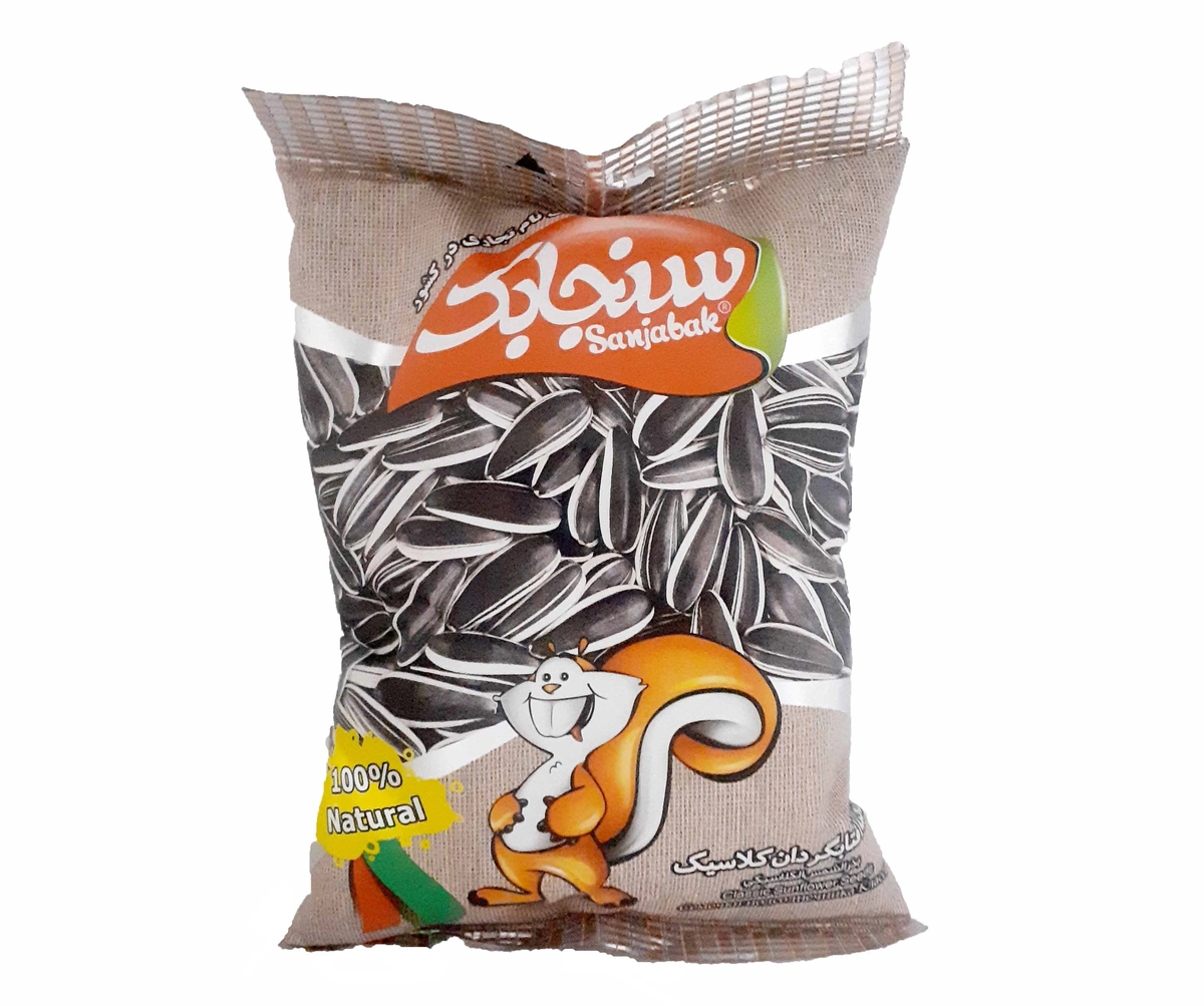 تخمه آفتابگردان کلاسیک105گ سنجابک