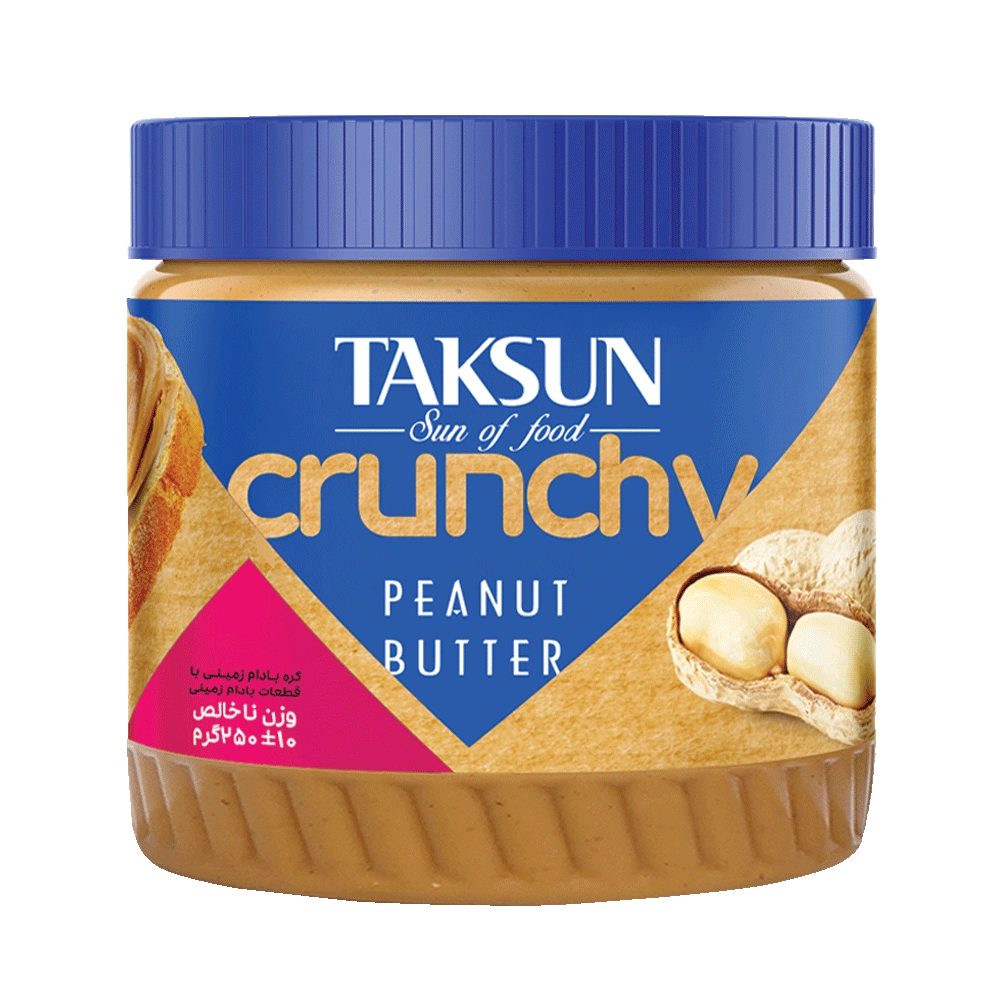 کره بادام زمینی250گ کرانچی تکسان