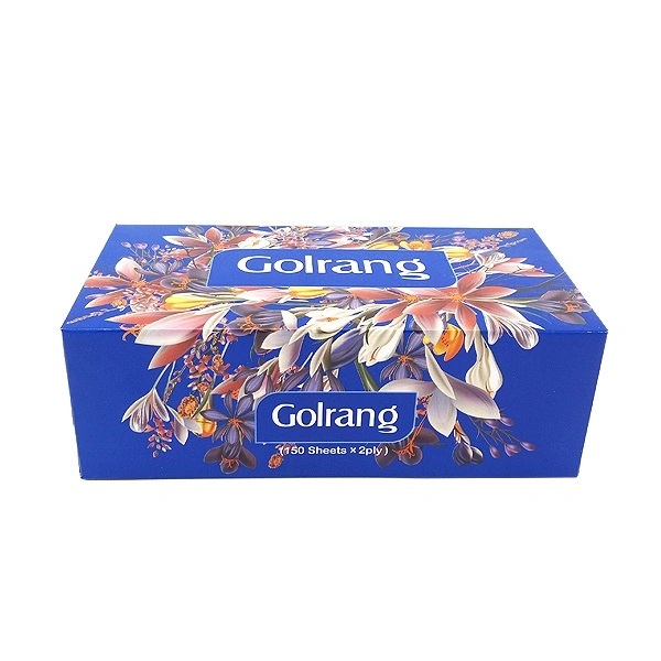 دستمال کاغذی 150برگ دولایه گلرنگ