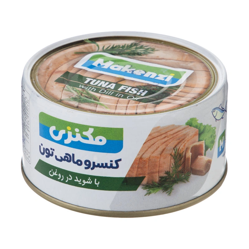 کنسرو ماهی تون با شوید 180گرم مکنزی