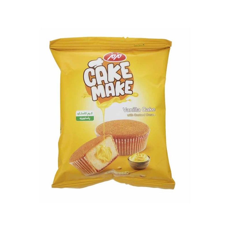 کیک میک کرم کاستارد مزمز