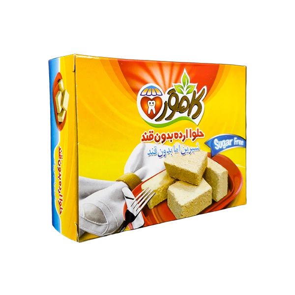 حلوا ارده بدون قند 170گ کامور