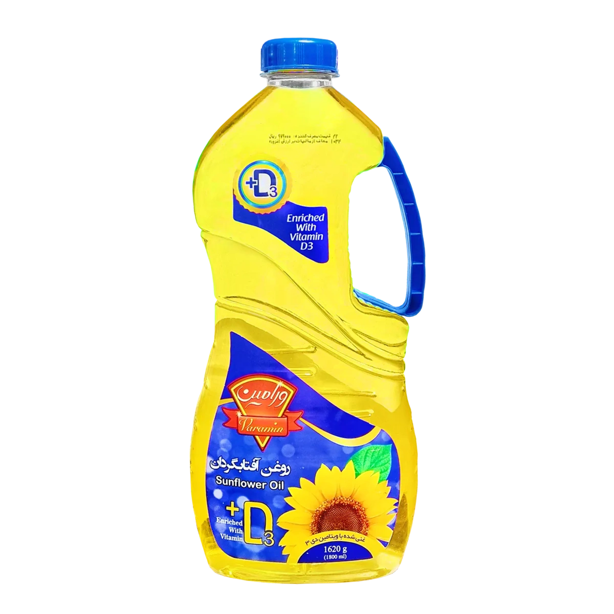 روغن آفتابگردان 1620 گرم غنی با ویتامینD ورامین