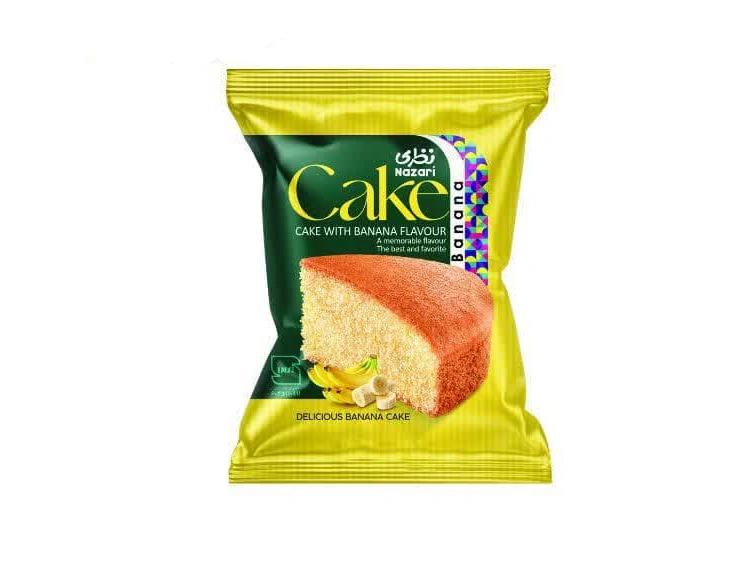 کیک موزی 45گ نظری