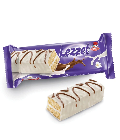 کیک لایه ای روکش سفید لذت