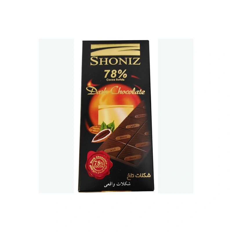 شکلات تلخ 78% 100گرم شونیز