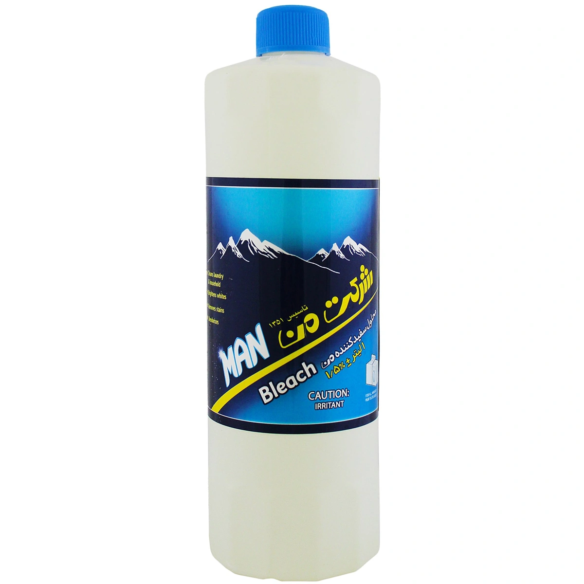 مایع سفید کننده 1لیتری من