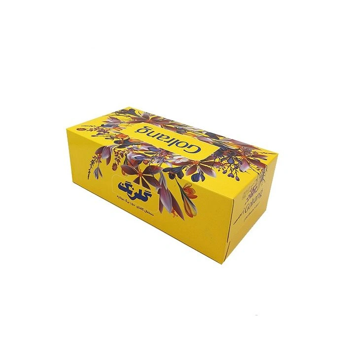 دستمال کاغذی 150برگ دولایه گلرنگ