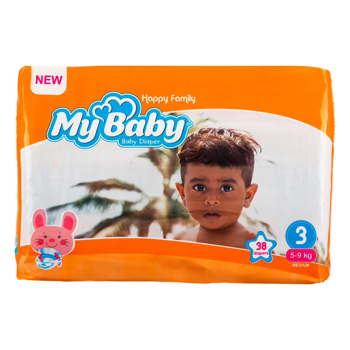 پوشاک نارنجی اقتصادی سایز 3 مای بیبی