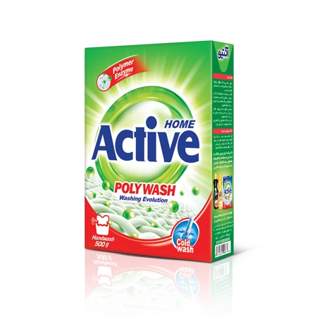 پودر لباسشویی دستی 500گ اکتیو