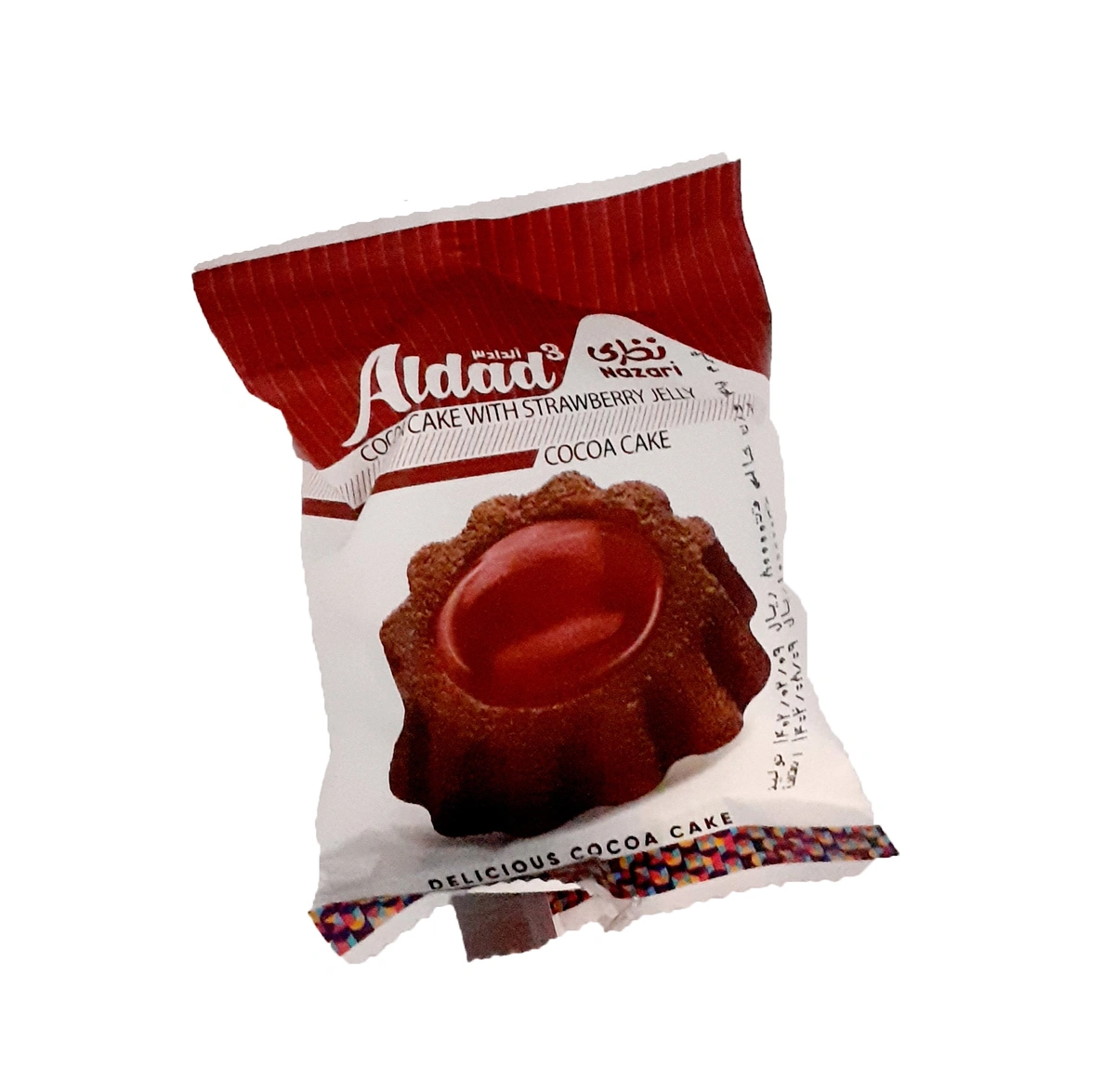 کیک کاکائویی با ژله توت فرنگی47گ نظری