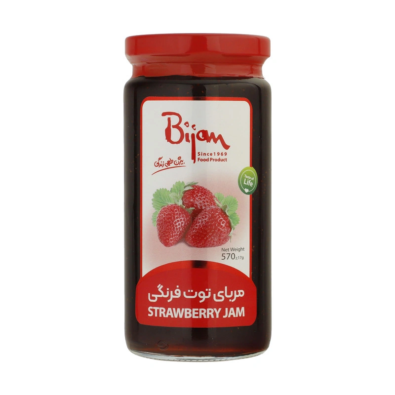 مربای توت فرنگی جار570گ بیژن