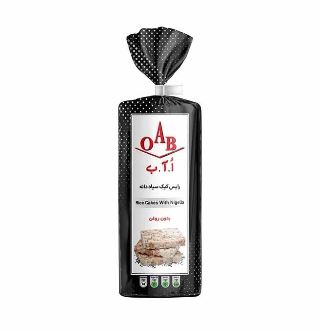 رایس کیک سیاه دانه 100گرم OAB