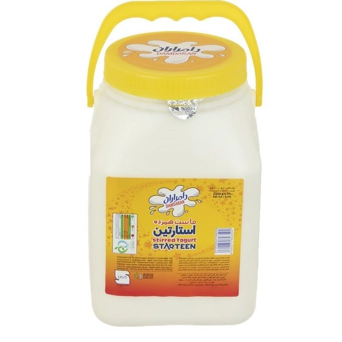 ماست دبه ای همزده پرچرب 1750گ دامداران