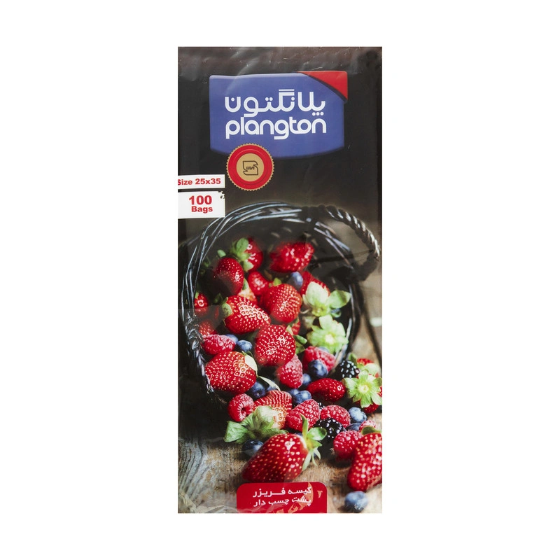 کیسه فریزر چسبی 100برگ پلانگتون