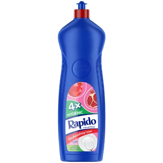مایع ظرفشویی هایژینک رایحه انار 1000گ راپیدو