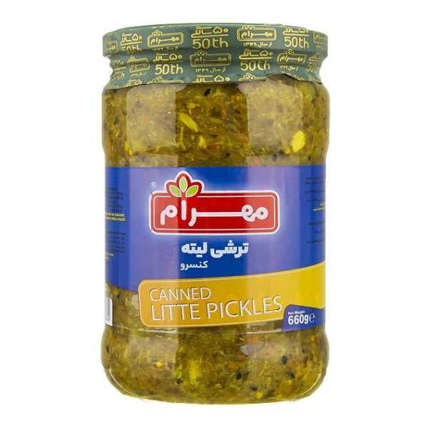 ترشی لیته 640گ مهرام