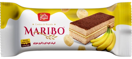 کیک مخملی موزی ماریبو