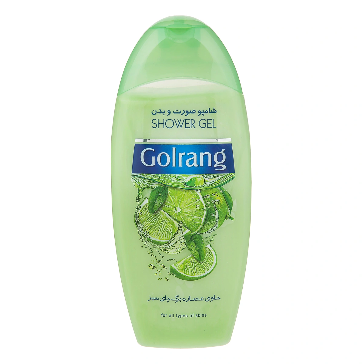 شامپو صورت و بدن چای سبز و ویتامین گلرنگ