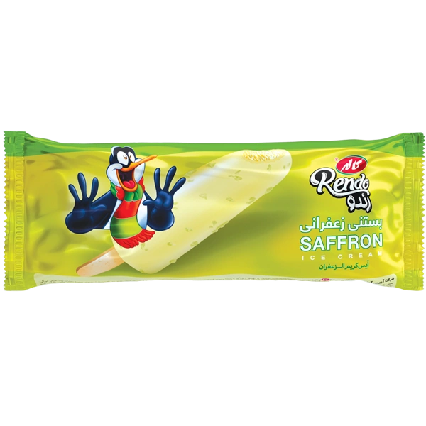 بستنی چوبی زعفرانی کاله