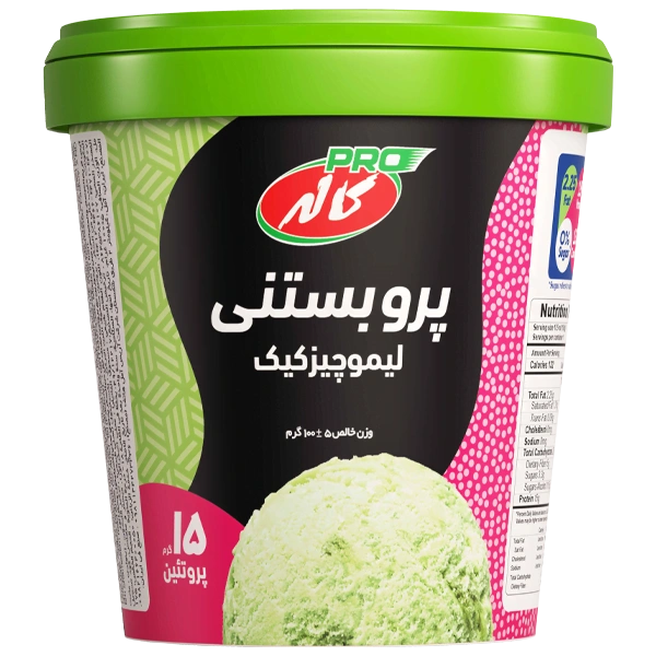 پرو بستنی لیوانی لیمو چیز کیک کاله