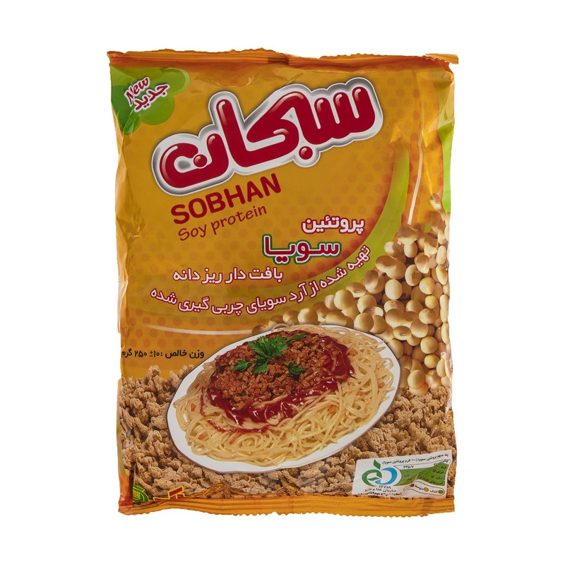 سویا 250گ سبحان/بهپاک