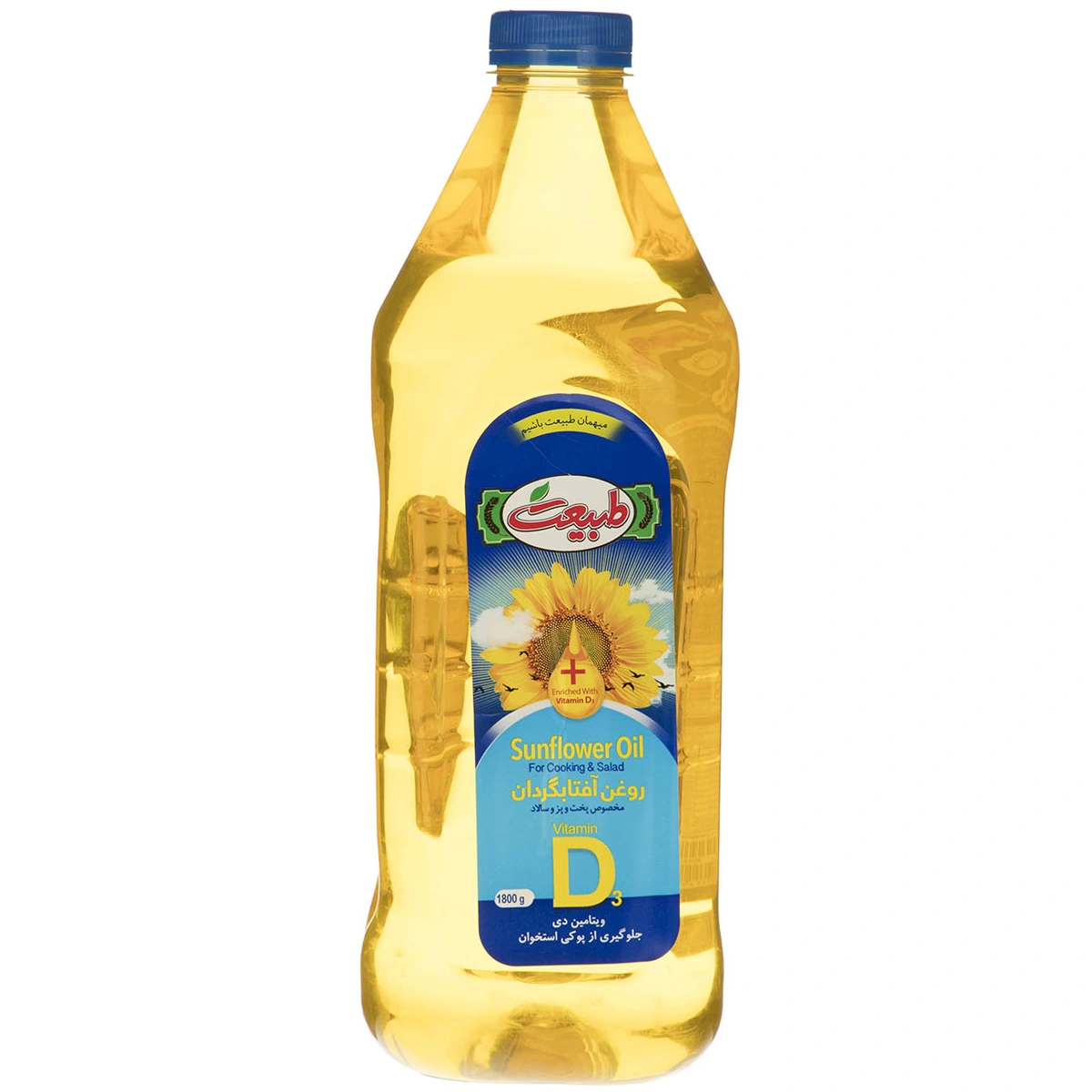 روغن آفتابگردان 1800گرم طبیعت