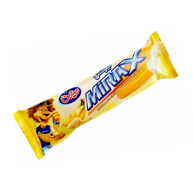 بستنی وانیلی روکش موزی میرکس میهن