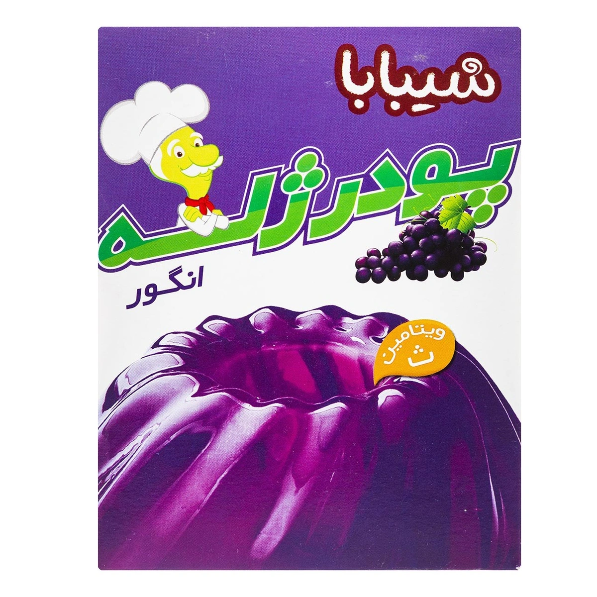 پودر ژله 100گرم انگور شیبابا