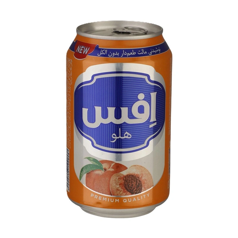 ماءالشعیر قوطی هلو 330میل افس