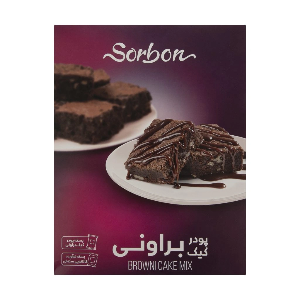 پودر کیک براونی 500گ سوربن