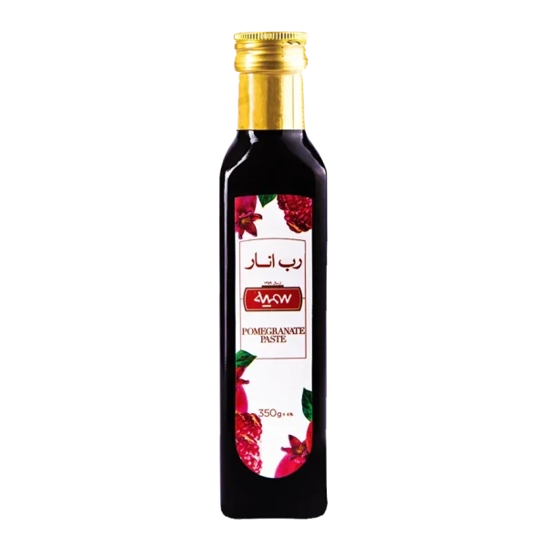 رب انار شیشه 350 گرم سمیه