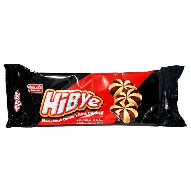 بیسکویت مغزدار دو رنگ های بای شیرین عسل