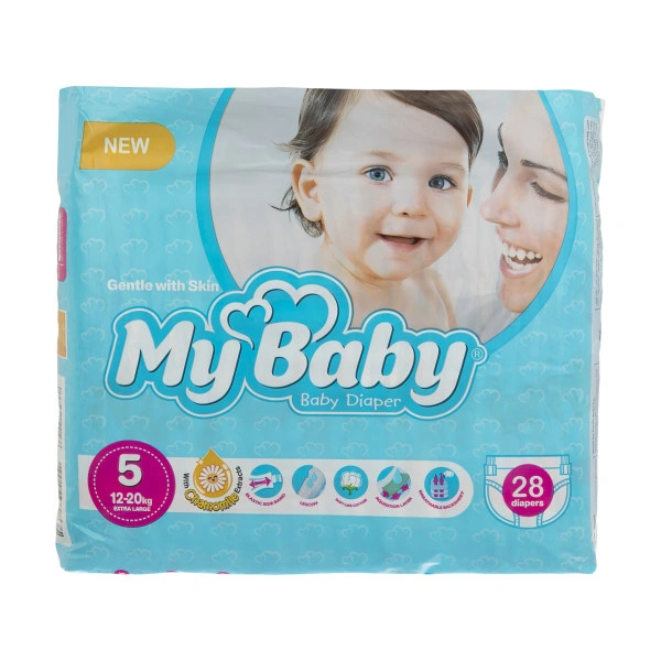 پوشک بچه سایز5 28عددی مای بیبی