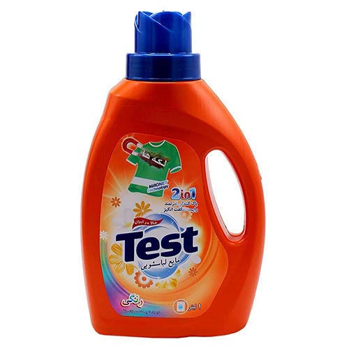 مایع ماشینی  رنگی 1 لیتری تست