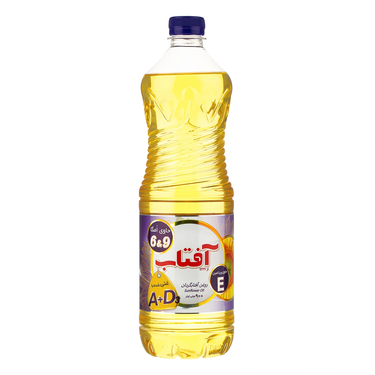 روغن آفتابگردان غنی شده 900 میل آفتاب