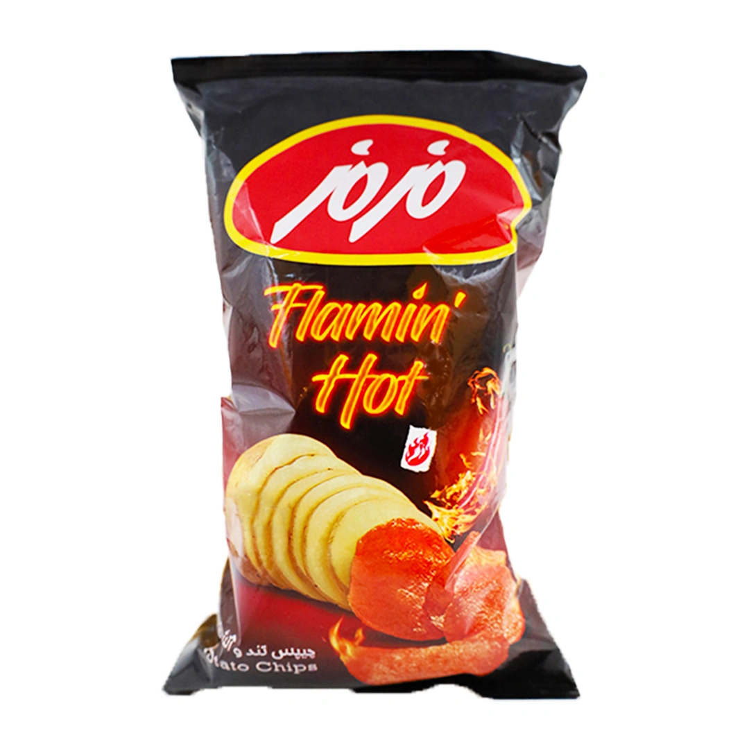 چیپس تند وآتشین مزمز60گرم