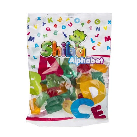 پاستیل طرح حروف انگلیسی شیبا