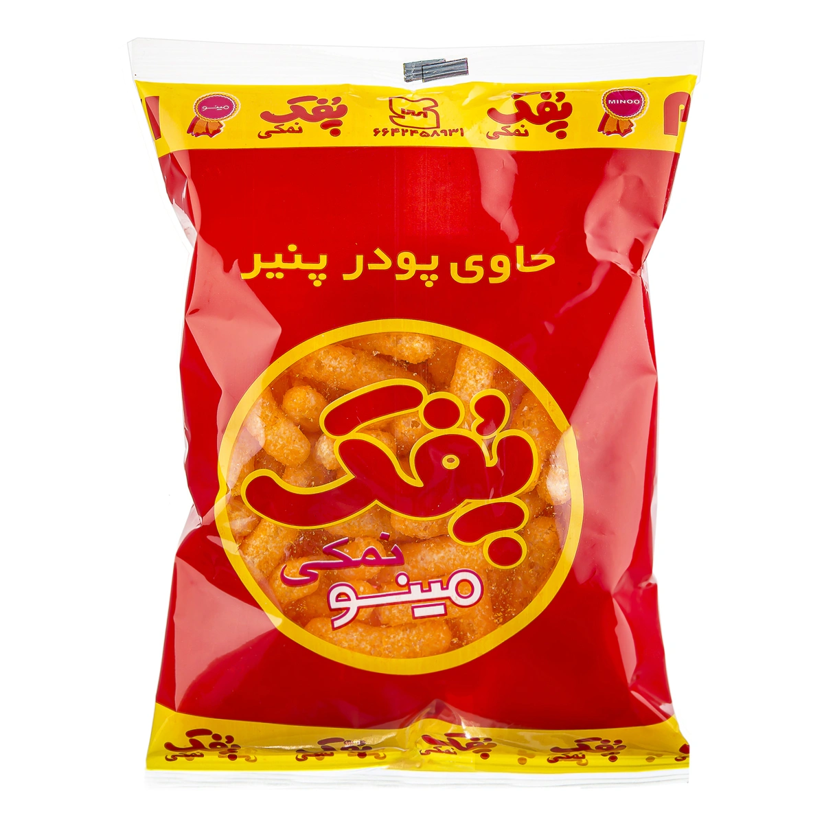 پفک نمکی 60گرمی مینو