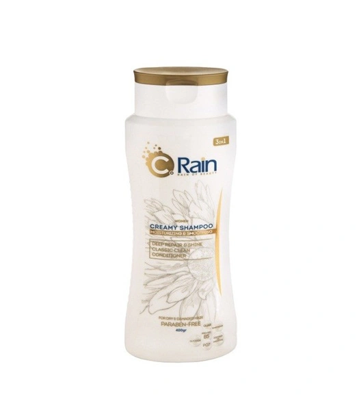 شامپو مرطوب کننده کرمی 400گرم سی رین