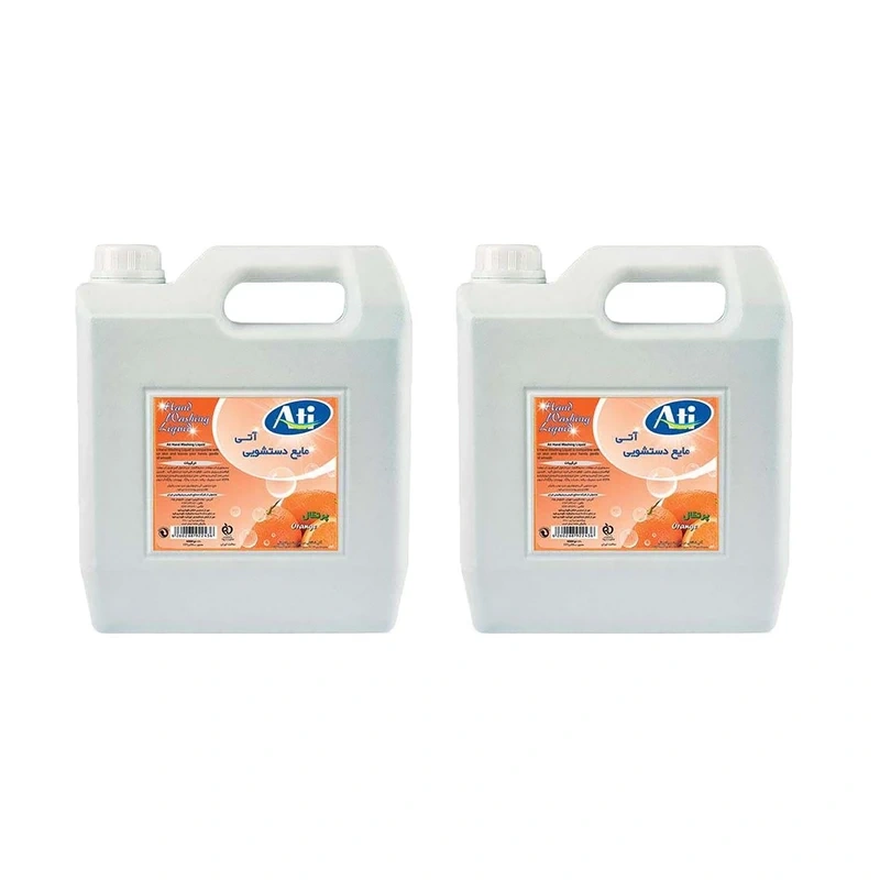 مایع دستشویی 4کیلو رایحه پرتقال آتی