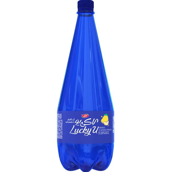 آب گازدار با طعم انبه 1لیتری لاکی یو