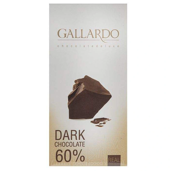 شکلات تخته ای تلخ 60%گالاردو