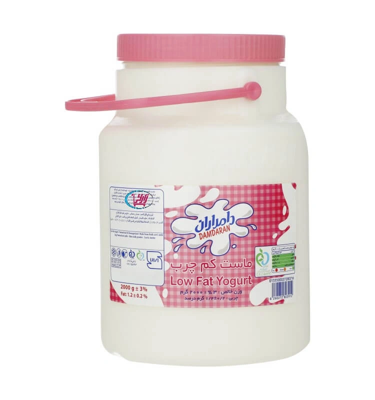 ماست کم چرب 2000گ دامداران