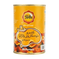 کنسرو مایه ماکارونی و لازانیا380گ بهروز